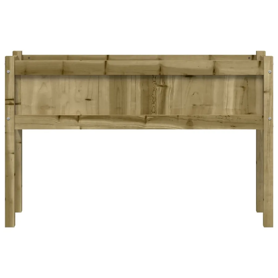 Jardinière avec pieds 110x31x70 cm bois de pin imprégné - 5