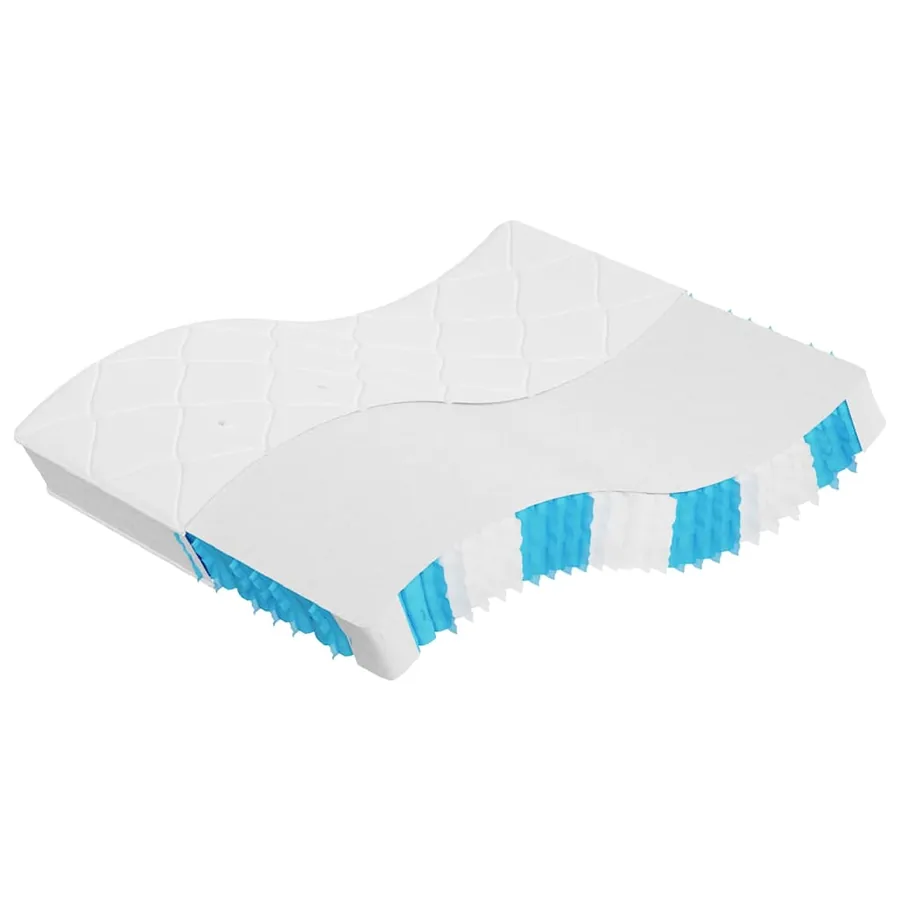 Matelas à ressorts ensachés dureté moyenne 160x200 cm