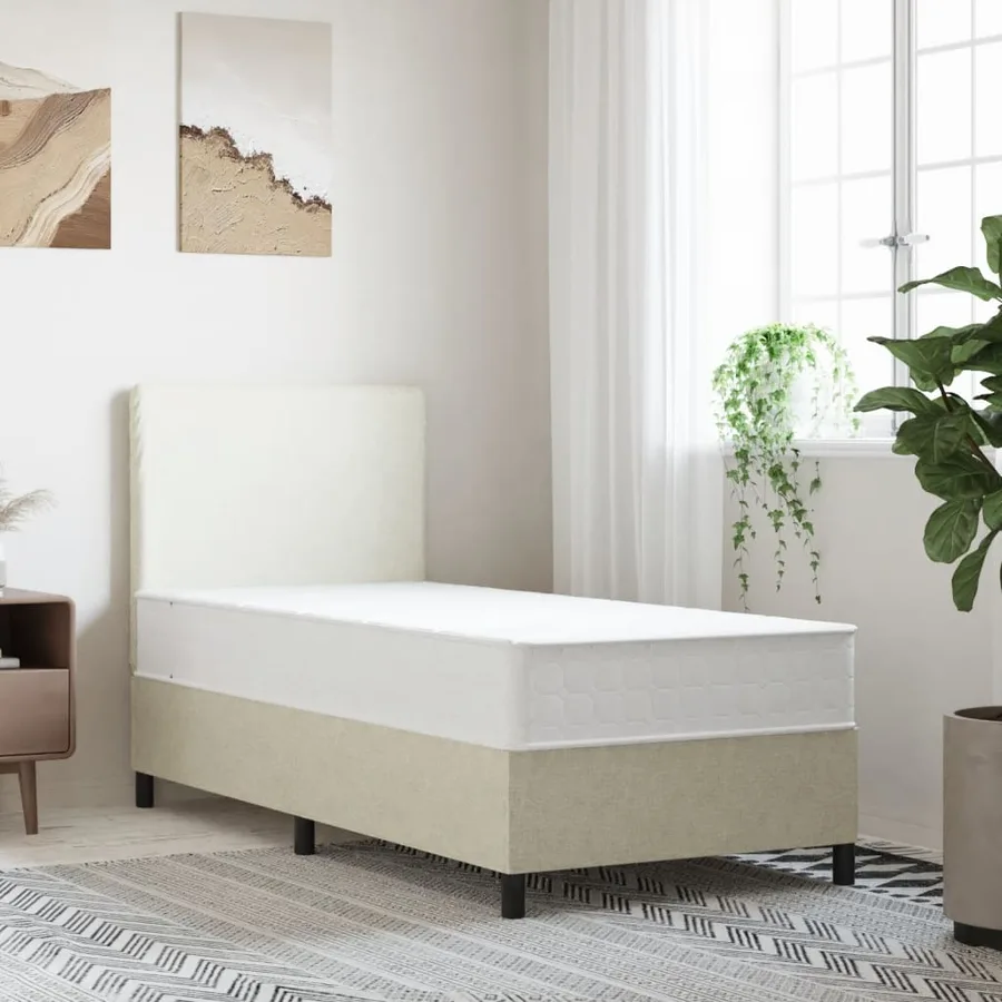 Matelas à ressorts ensachés dureté moyenne 90x200 cm - 2