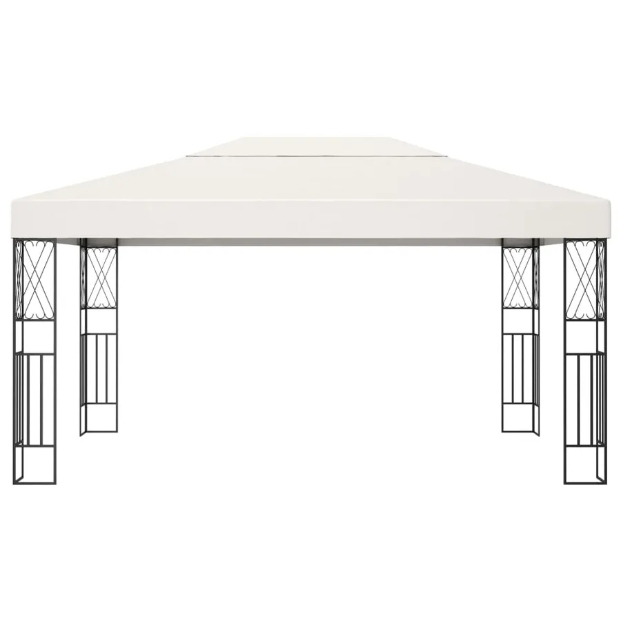 Tonnelle 3x4 m Crème Tissu - 2