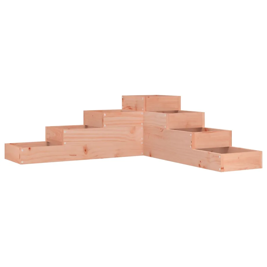 Jardinière de jardin à 4 niveaux 106 x 104,5 x 36 cm Bois massif Douglas - 2