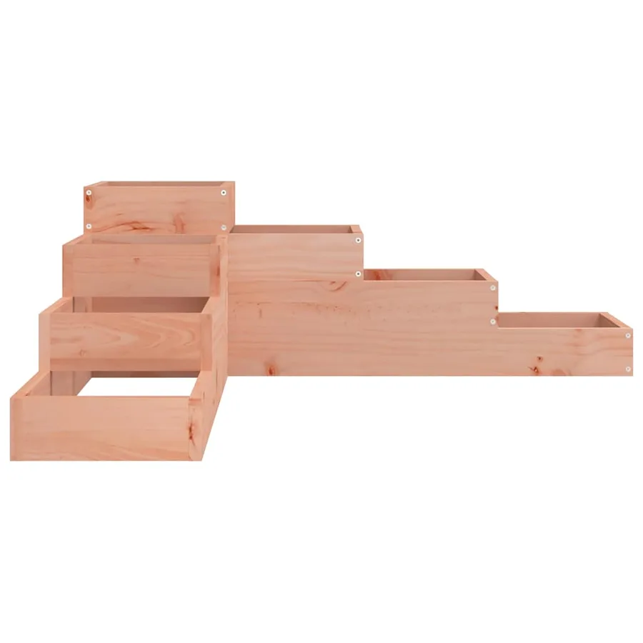 Jardinière de jardin à 4 niveaux 106 x 104,5 x 36 cm Bois massif Douglas - 5