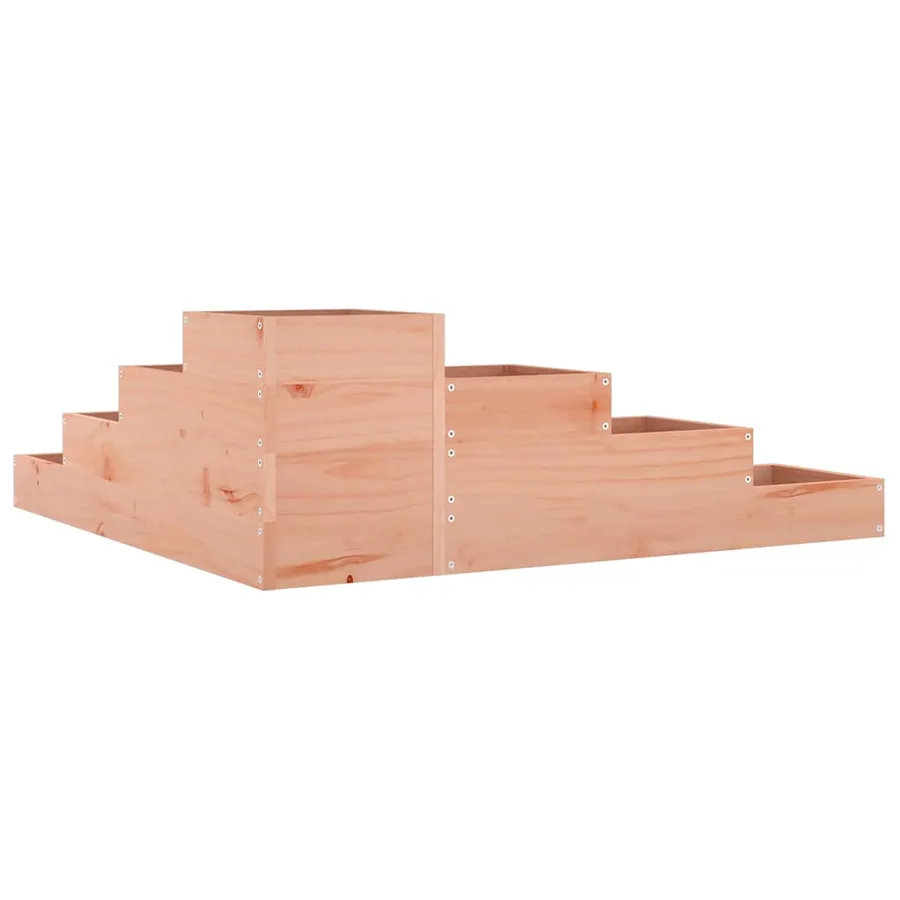 Jardinière de jardin à 4 niveaux 106 x 104,5 x 36 cm Bois massif Douglas - 6