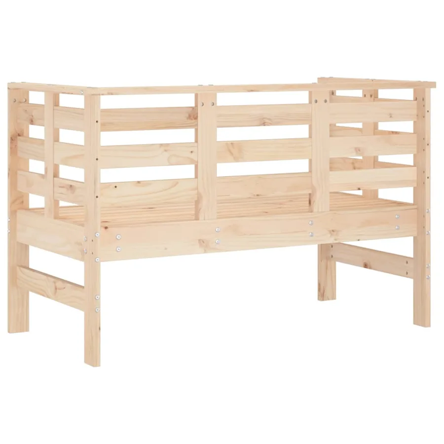 Banc de jardin 111,5x53x71 cm bois massif de pin - 6