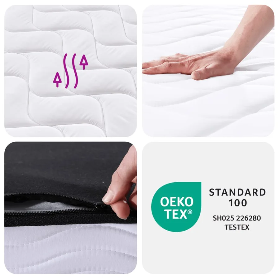 Matelas à ressorts bonnell moyen 90x190 cm - 8
