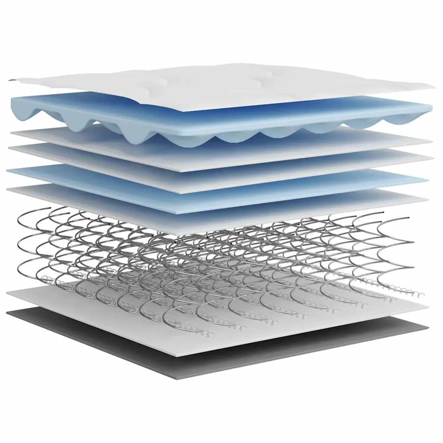 Matelas à ressorts bonnell moyen 180x200 cm - 8