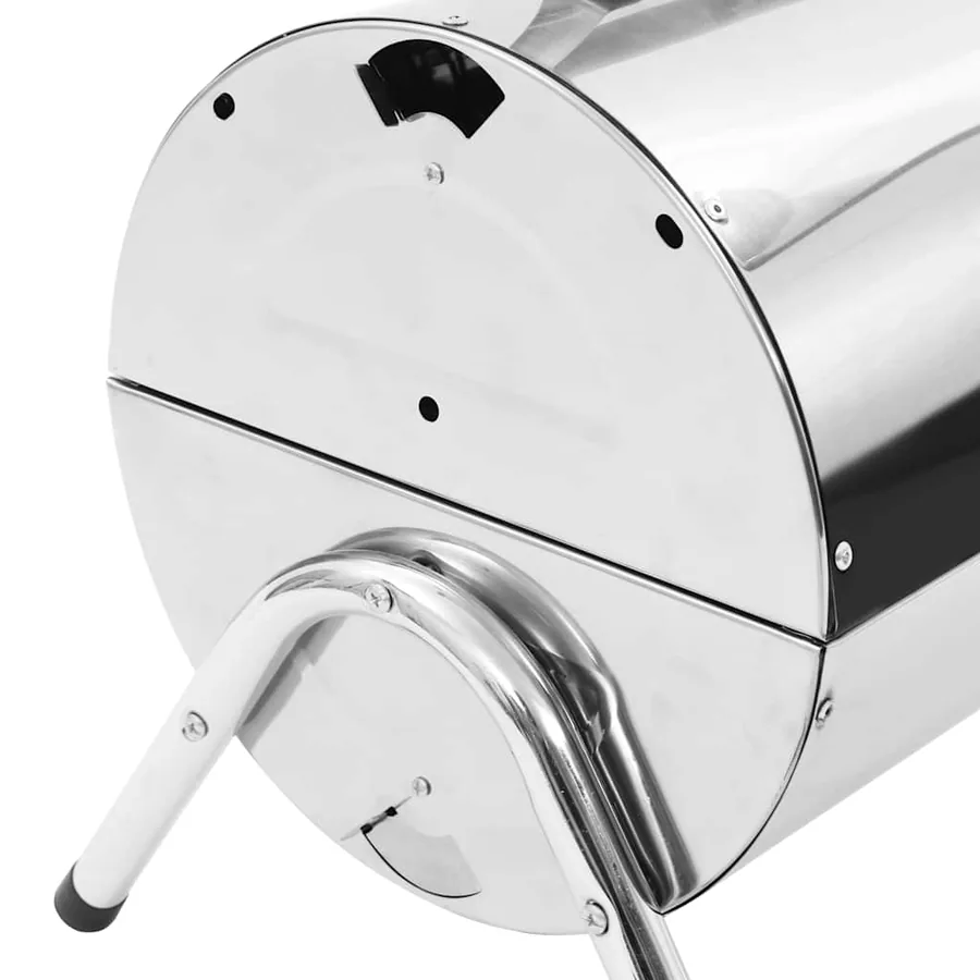 Barbecue au charbon portable Acier inoxydable Grilles doubles - 8