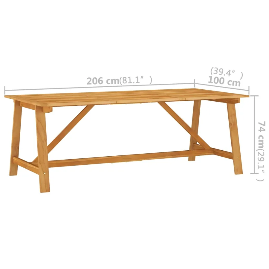 Ensemble à manger de jardin 7 pcs Noir - 11