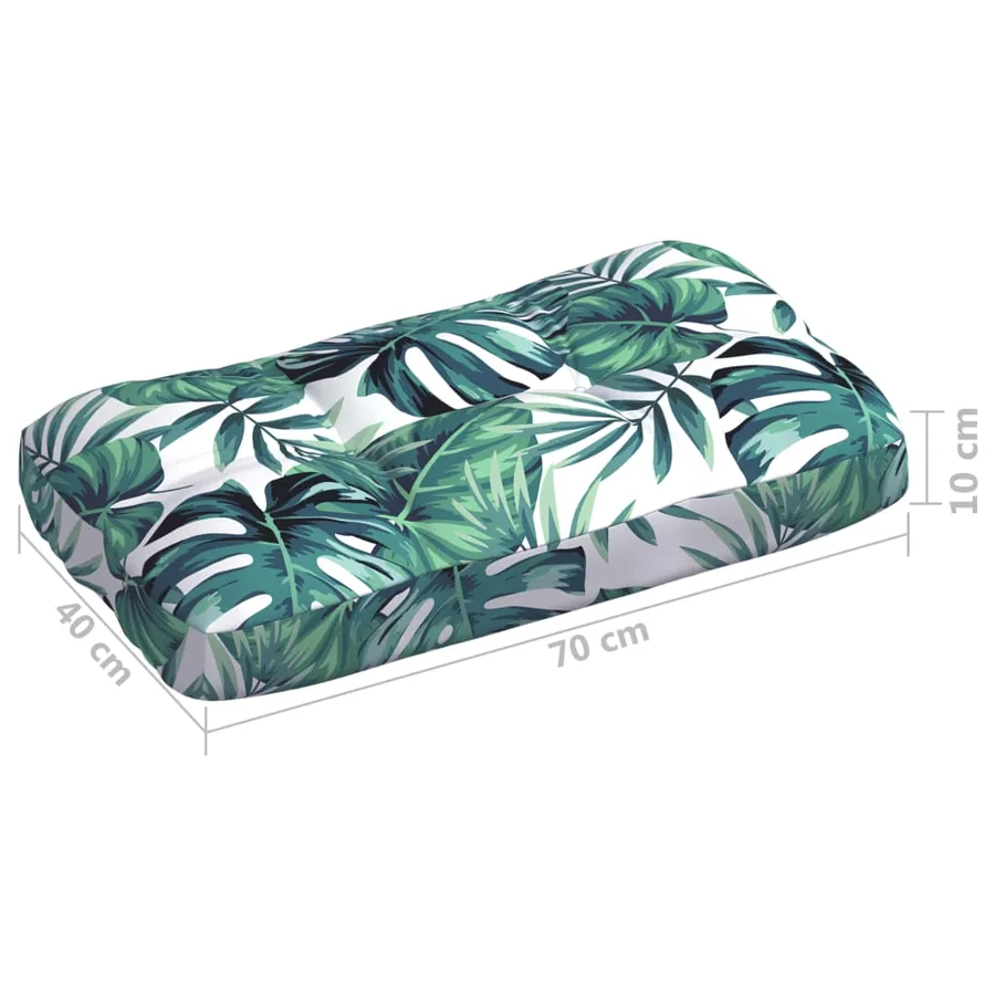 Coussins de canapé palette lot de 7 Motif de feuilles - 10