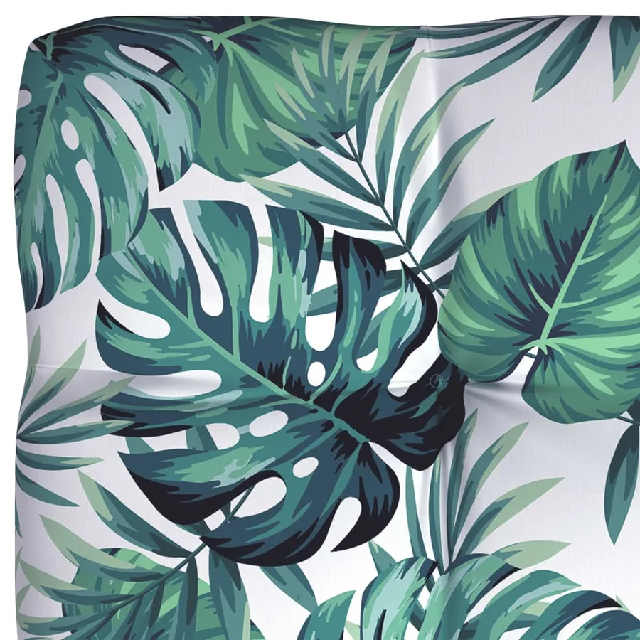 Coussins de canapé palette lot de 7 Motif de feuilles - 7
