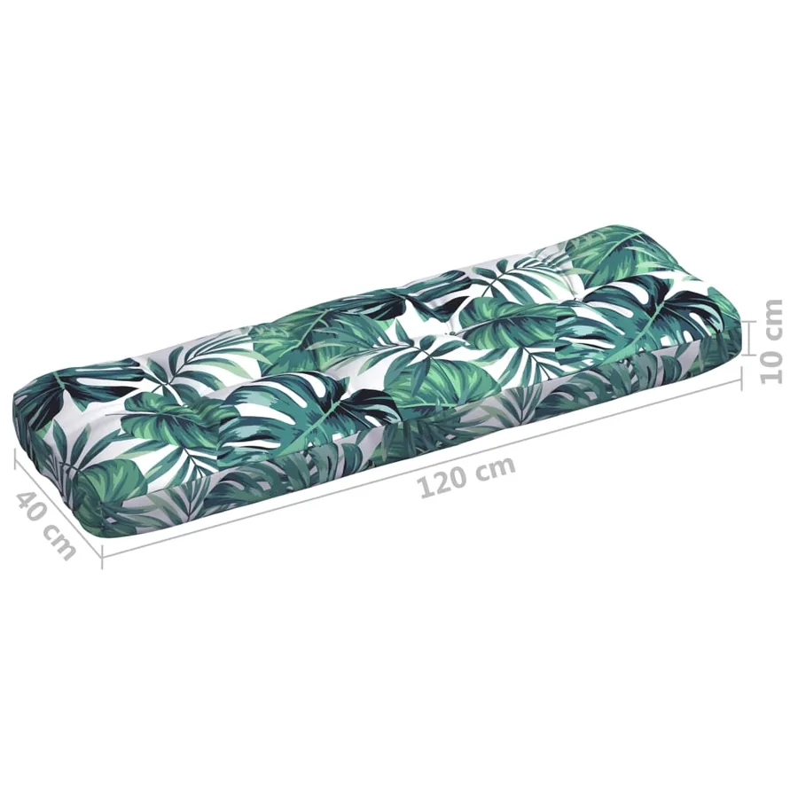 Coussins de canapé palette lot de 7 Motif de feuilles - 9
