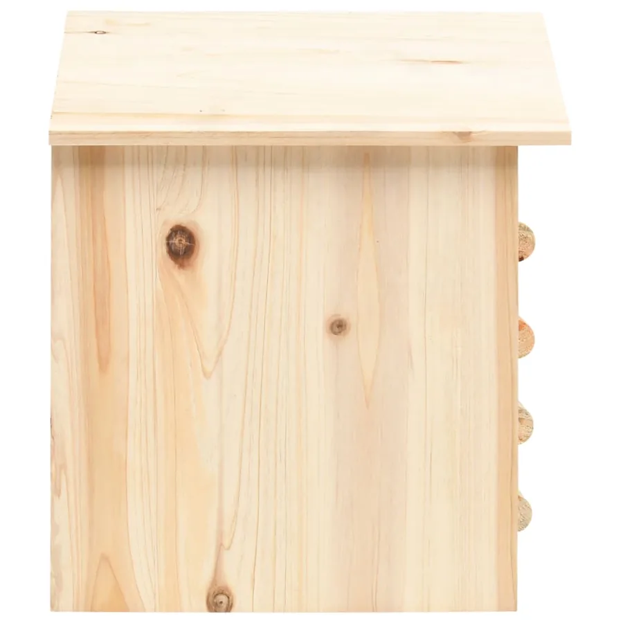 Maison pou chauve-souris Bois de sapin massif 30x20x38 cm - 3