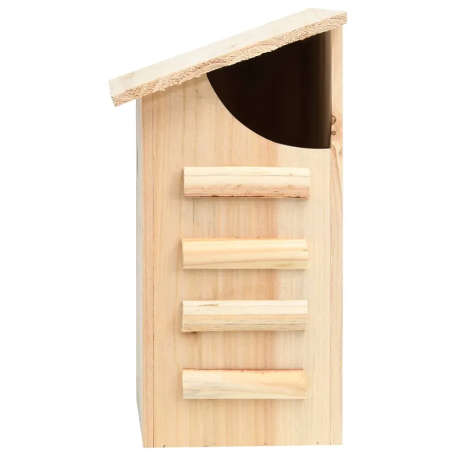 Maison pou chauve-souris Bois de sapin massif 30x20x38 cm - 4