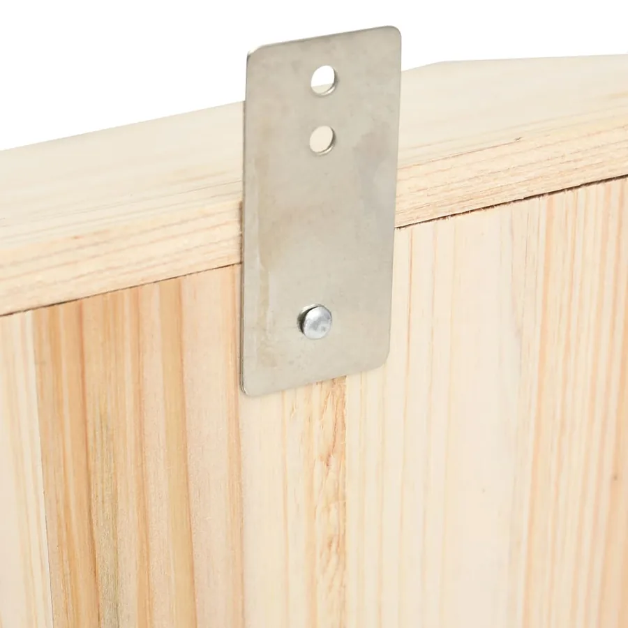 Maison pou chauve-souris Bois de sapin massif 30x20x38 cm - 6