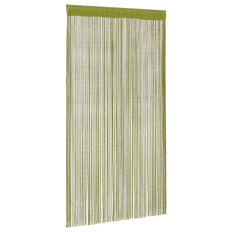 Rideau en fils 2 pcs 100 x 250 cm Vert - 3