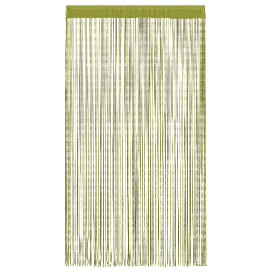 Rideau en fils 2 pcs 100 x 250 cm Vert - 4