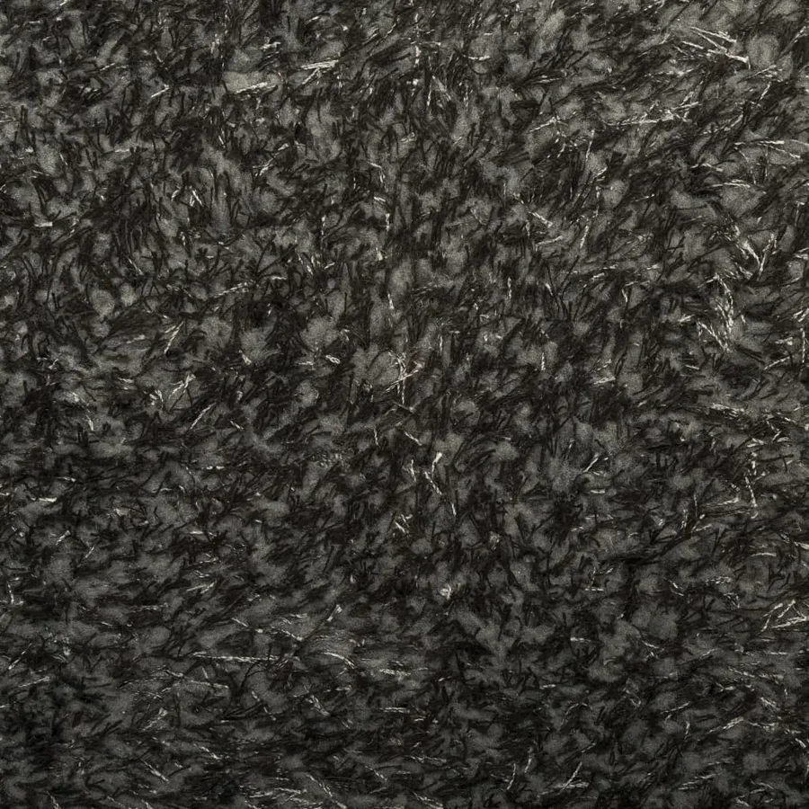 Tapis ISTAN à poils longs aspect brillant anthracite 140x200 cm - 9