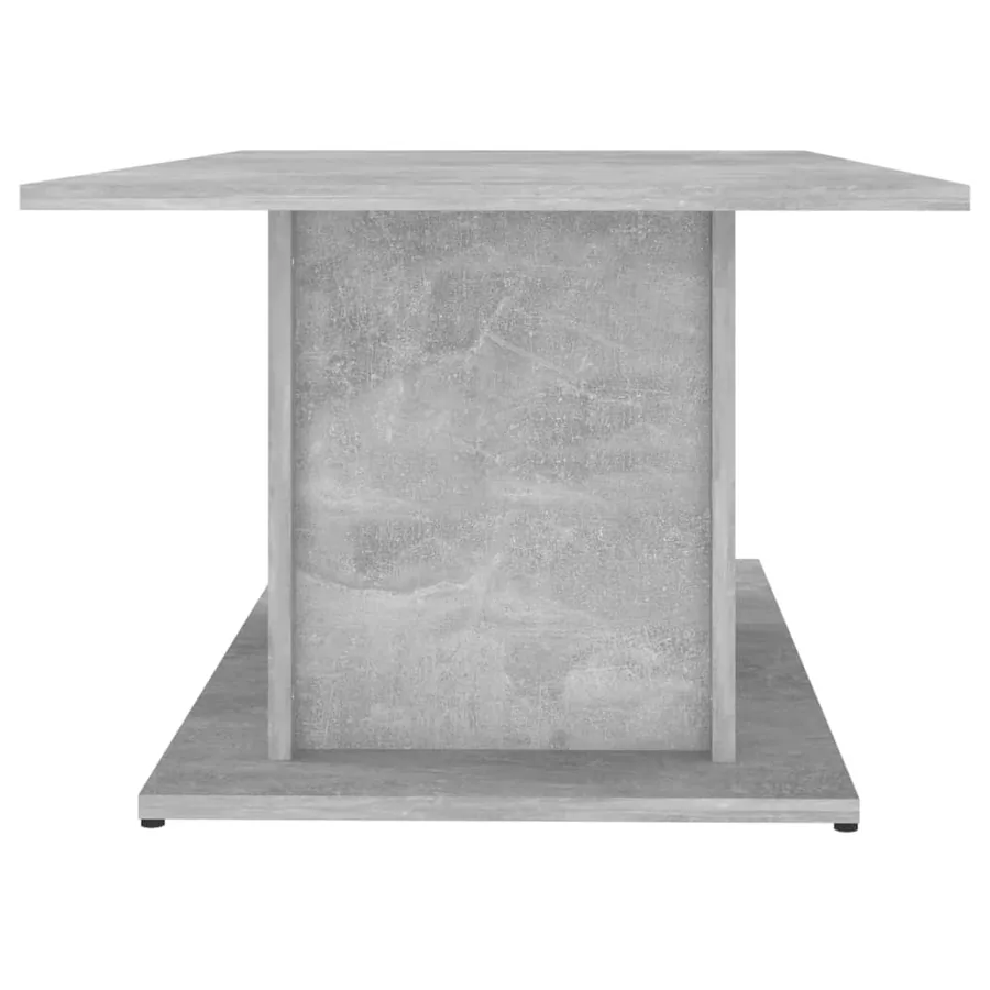 Table basse gris béton 102x55,5x40 cm bois d'ingénierie - 5