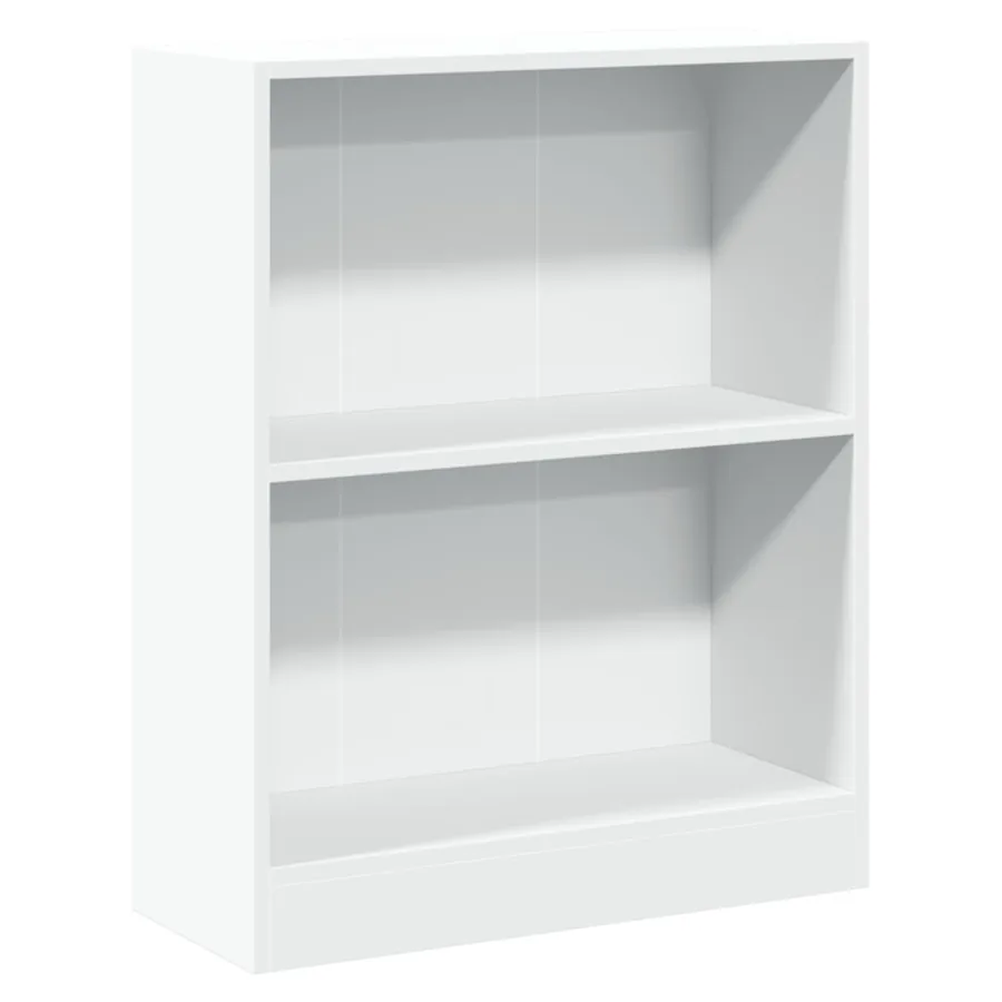 Bibliothèque Blanc 60x24x76 cm Bois d'ingénierie - 2