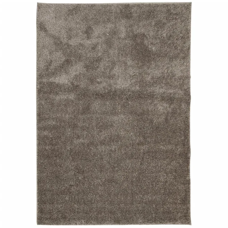 Tapis ISTAN à poils longs aspect brillant gris 120x170 cm - 2