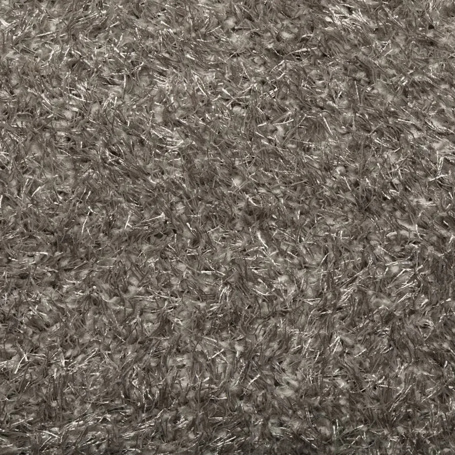 Tapis ISTAN à poils longs aspect brillant gris 120x170 cm - 9