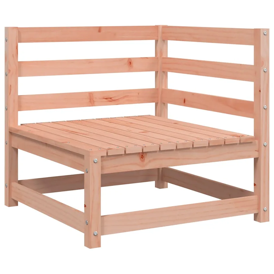 Canapé d'angle de jardin 70x70x67 cm bois massif douglas - 2