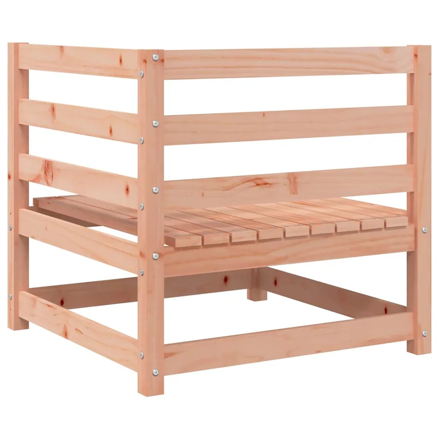 Canapé d'angle de jardin 70x70x67 cm bois massif douglas - 6