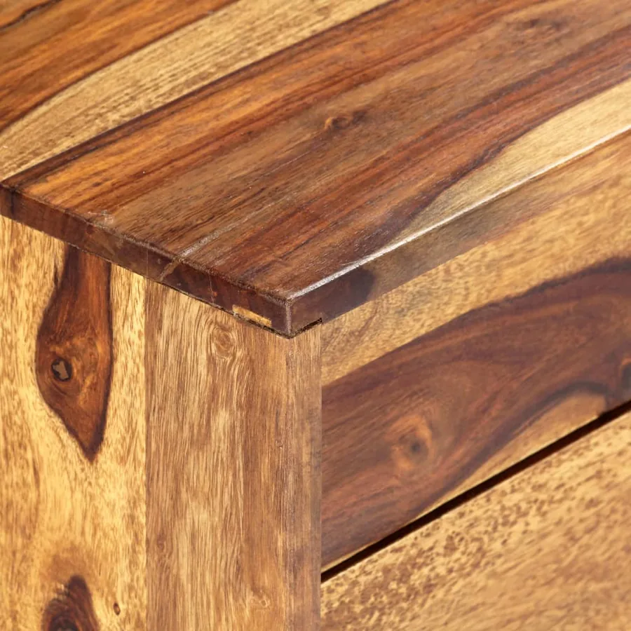 Buffet 118x30x60 cm Bois massif de Sesham - 5