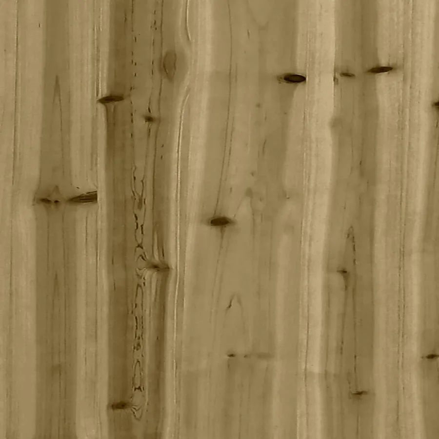 Canapé central de jardin 120x80 cm bois de pin imprégné - 6