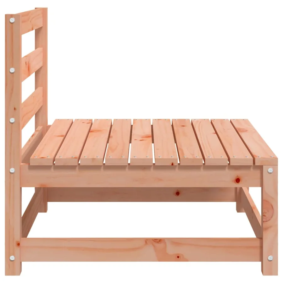 Canapés de jardin sans accoudoirs 2 pcs bois massif douglas - 7