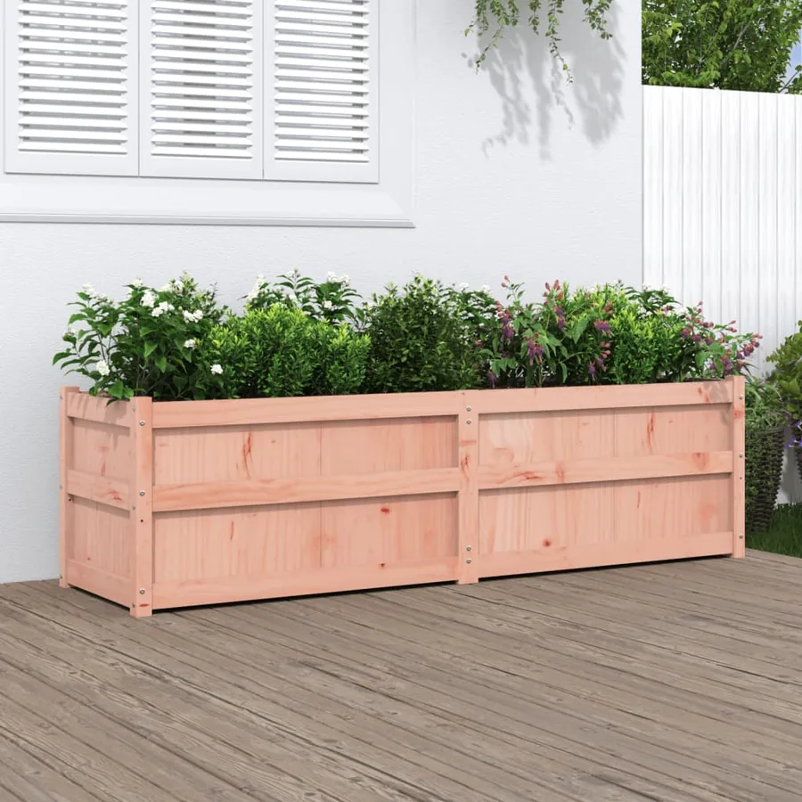 Jardinière 180x50x50 cm bois massif de douglas