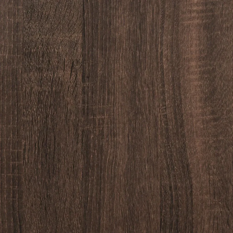 Banc à chaussures chêne marron 100x38,5x49 cm bois d'ingénierie - 9