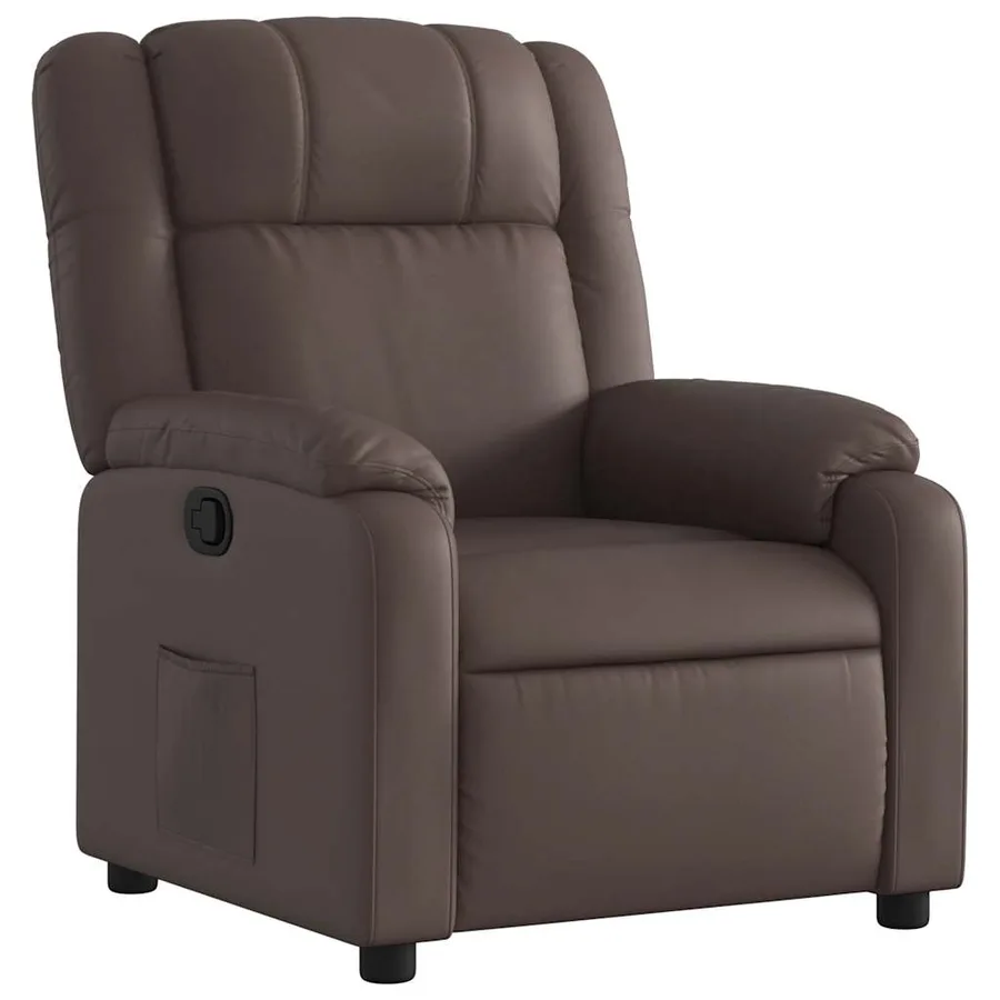 Fauteuil inclinable Marron Similicuir - 2