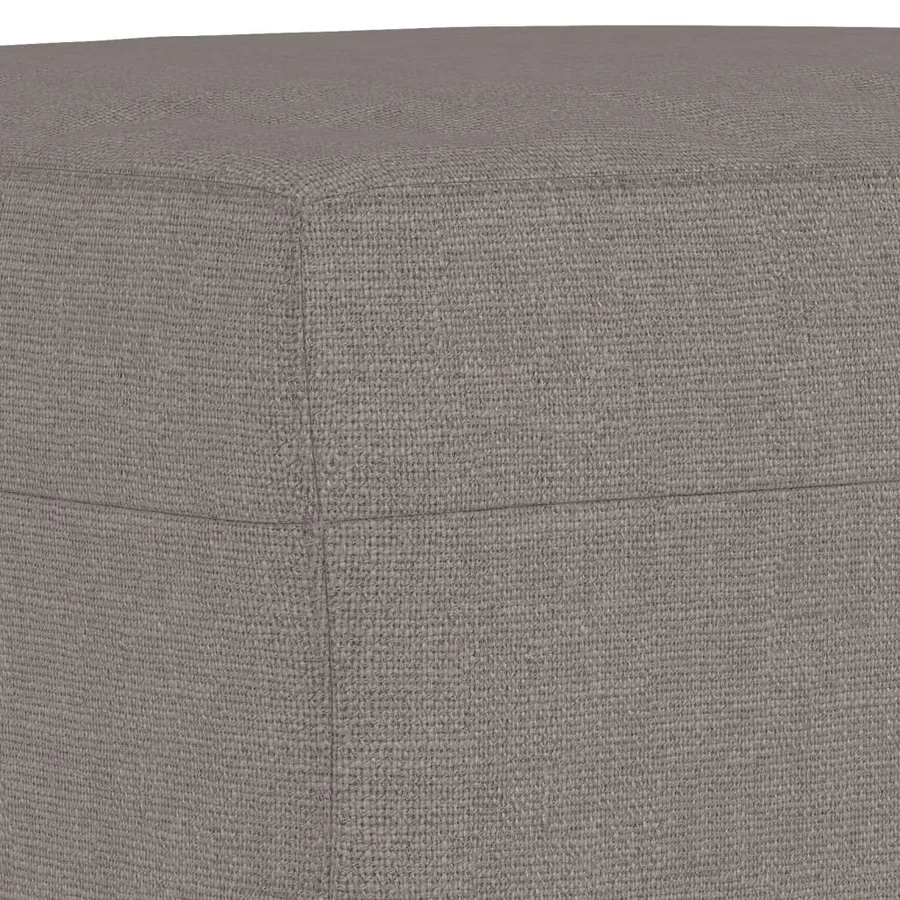 Ensemble de canapés 3 pcs avec coussins Taupe Tissu - 7