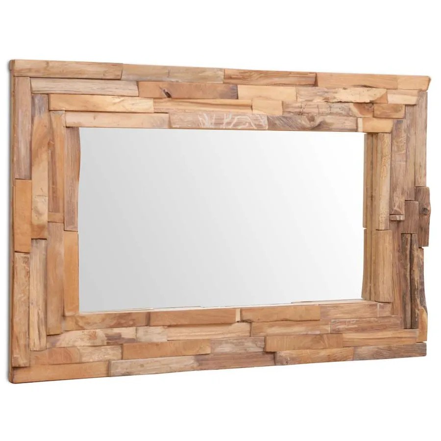 Miroir décoratif Teck 90x60 cm Rectangulaire - 2