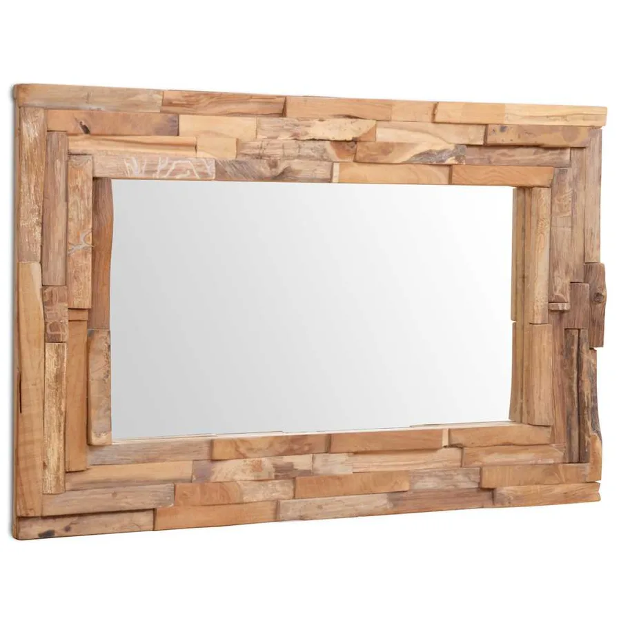 Miroir décoratif Teck 90x60 cm Rectangulaire - 3