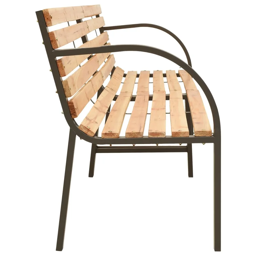 Banc double de jardin 225 cm Bois de sapin massif - 3