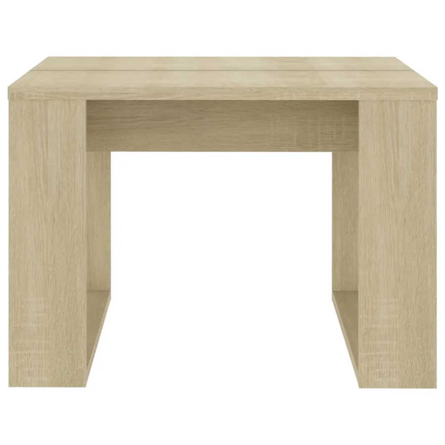 Table d'appoint Chêne sonoma 50x50x35 cm Bois d’ingénierie - 4