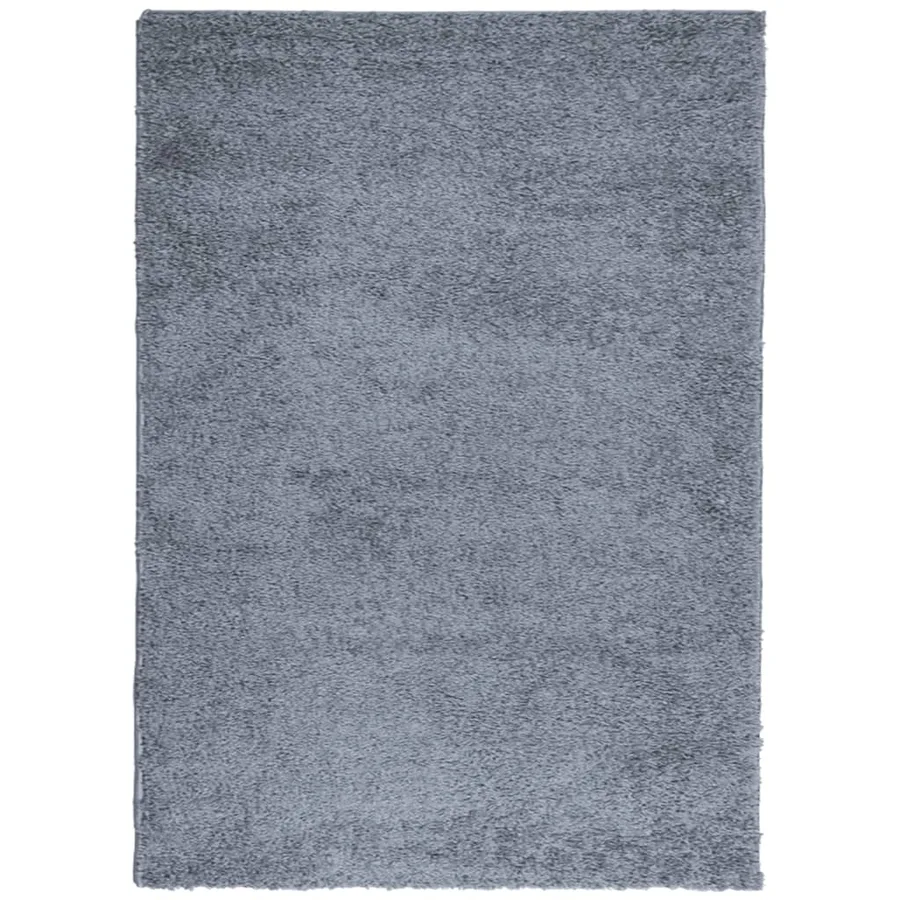 Tapis shaggy PAMPLONA poils longs moderne bleu 200x280 cm - 2