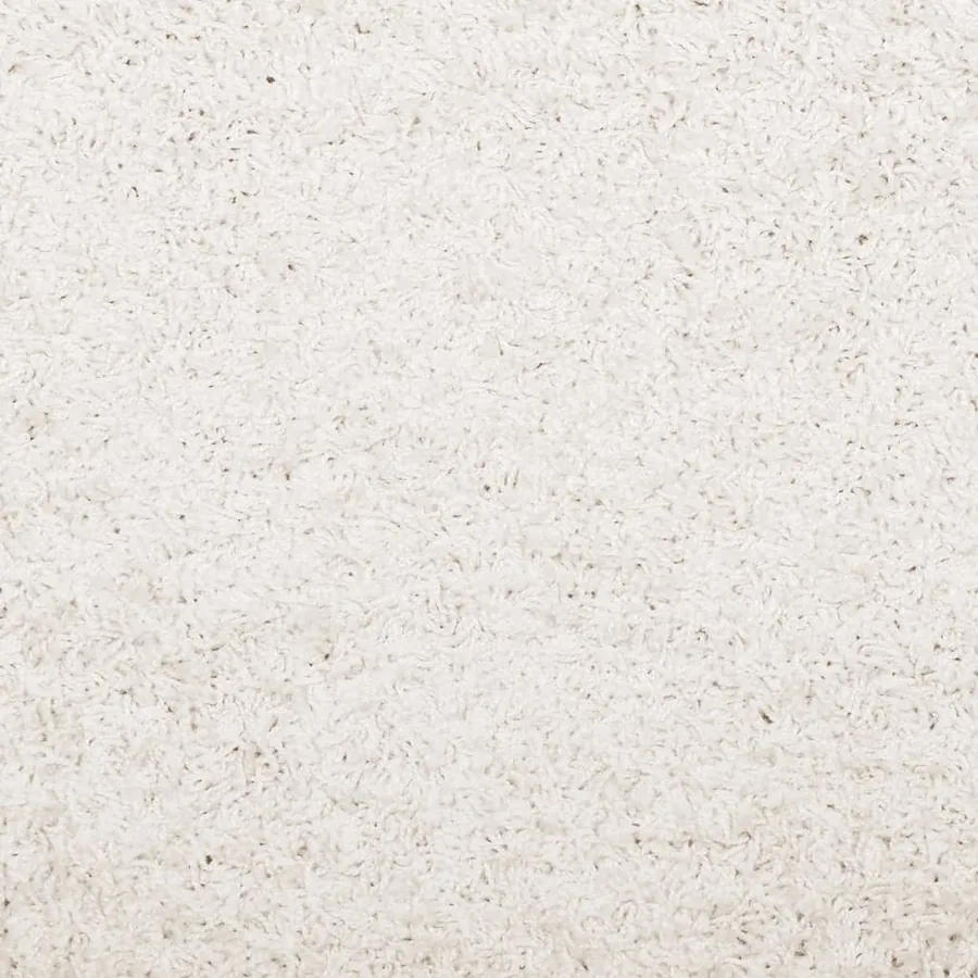Tapis shaggy PAMPLONA poils longs moderne crème 120x170 cm - 9