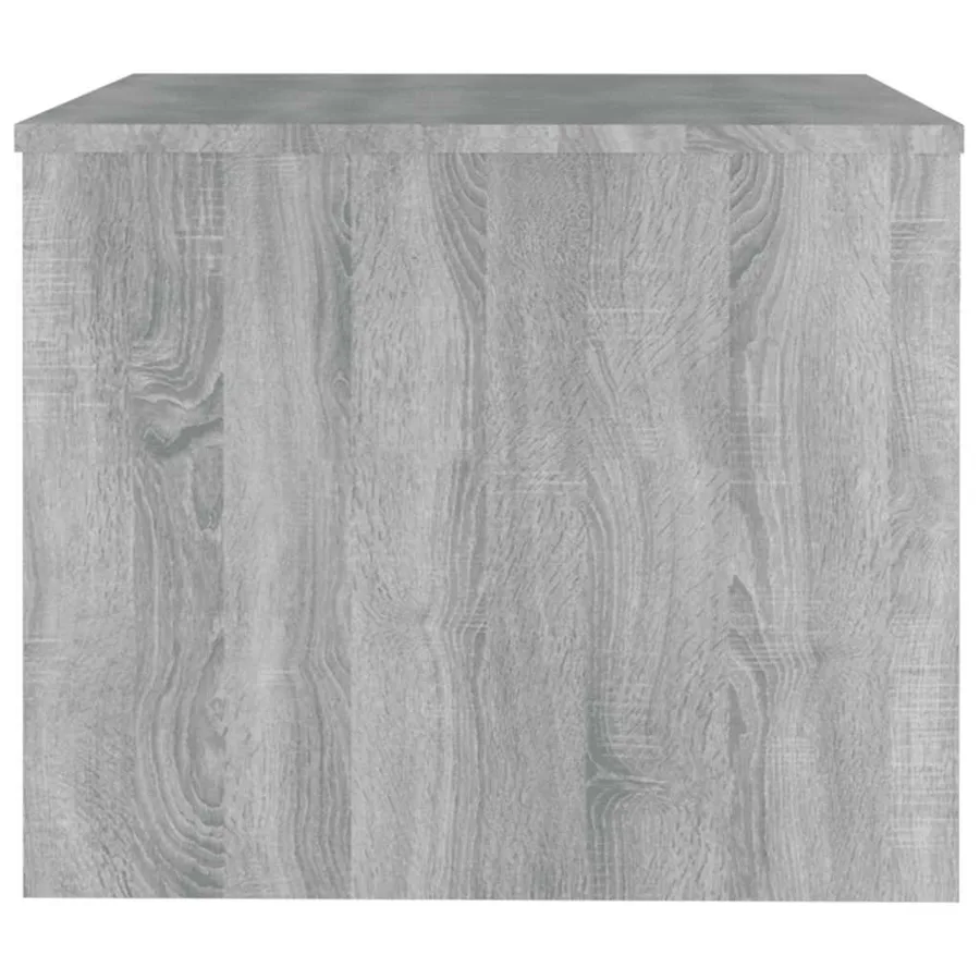 Table basse Sonoma gris 80x50x40 cm Bois d'ingénierie - 7