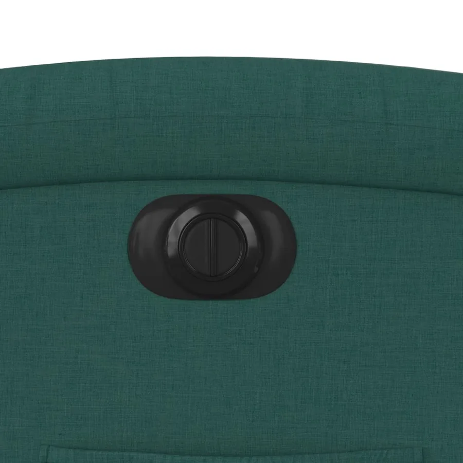 Fauteuil inclinable électrique Vert foncé Tissu - 12