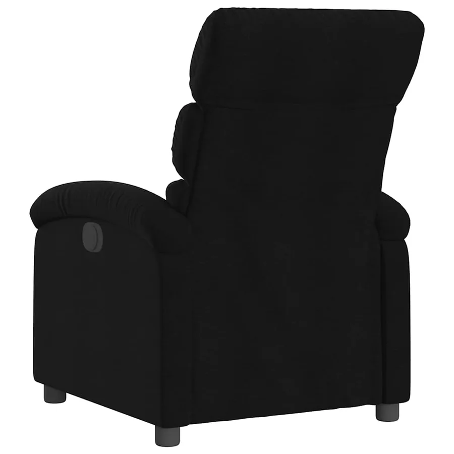 Fauteuil inclinable électrique Noir Tissu - 5