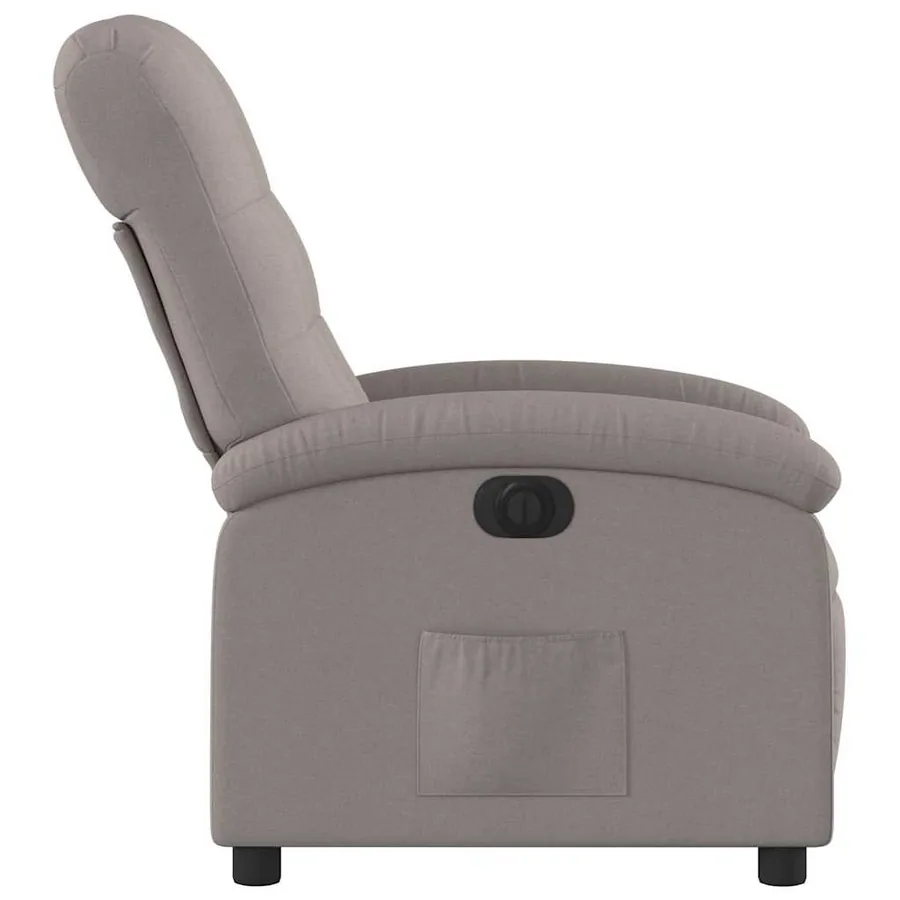 Fauteuil inclinable électrique Taupe Tissu - 10
