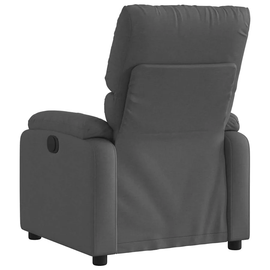 Fauteuil inclinable électrique Gris foncé Tissu - 5