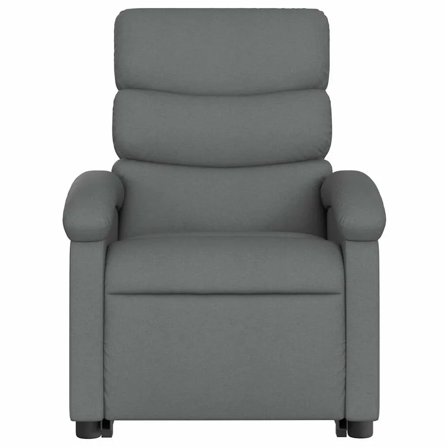 Fauteuil inclinable électrique gris foncé tissu - 9