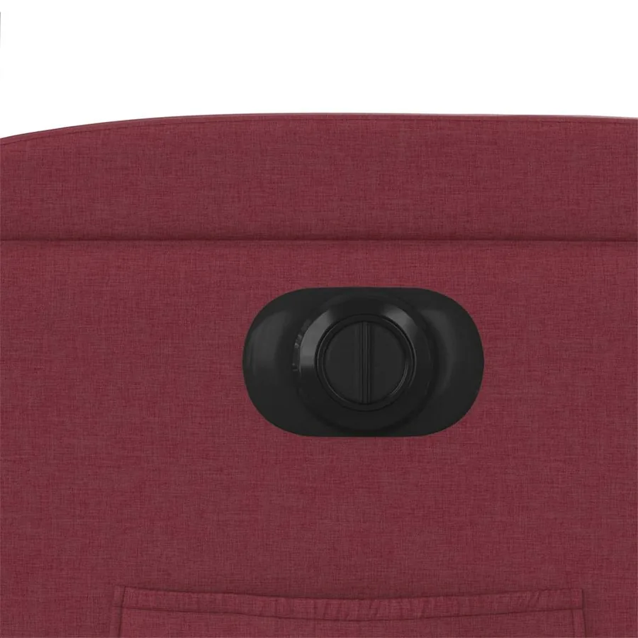 Fauteuil inclinable électrique Rouge bordeaux Tissu - 12