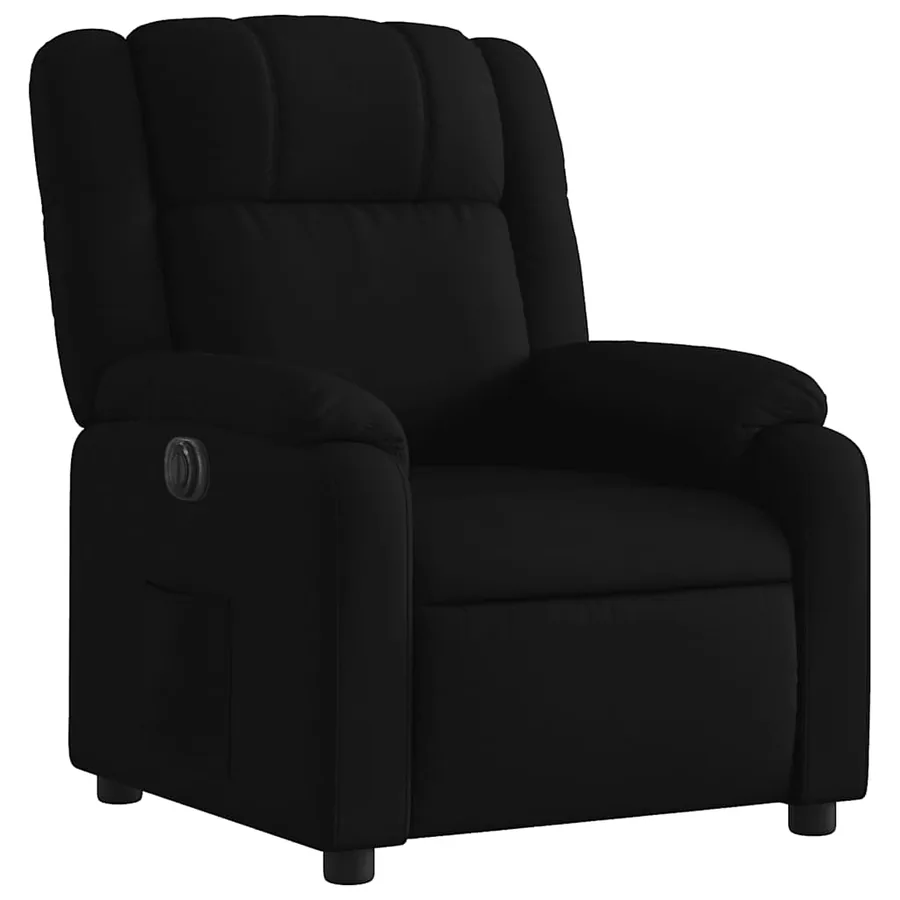 Fauteuil inclinable électrique Noir Tissu - 4