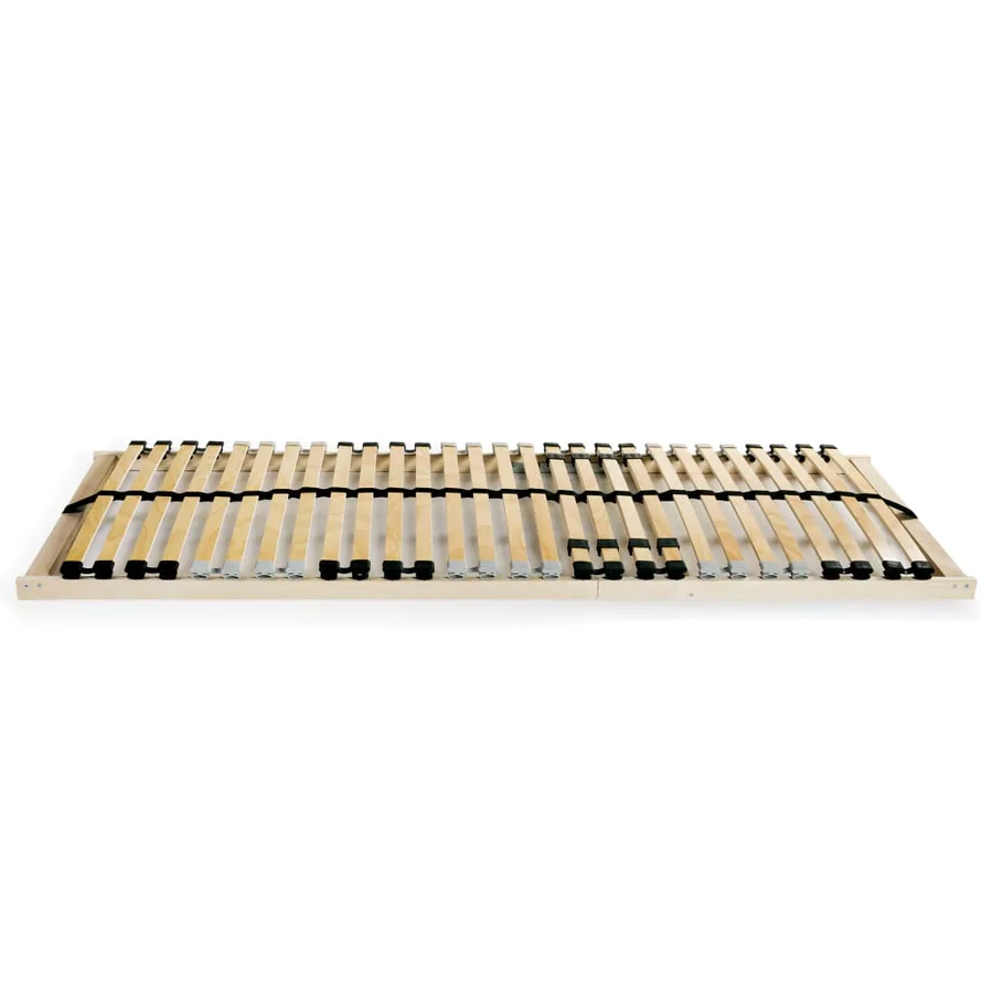 Sommiers à lattes sans matelas 2 pcs avec 28 lattes 70x200 cm - 2