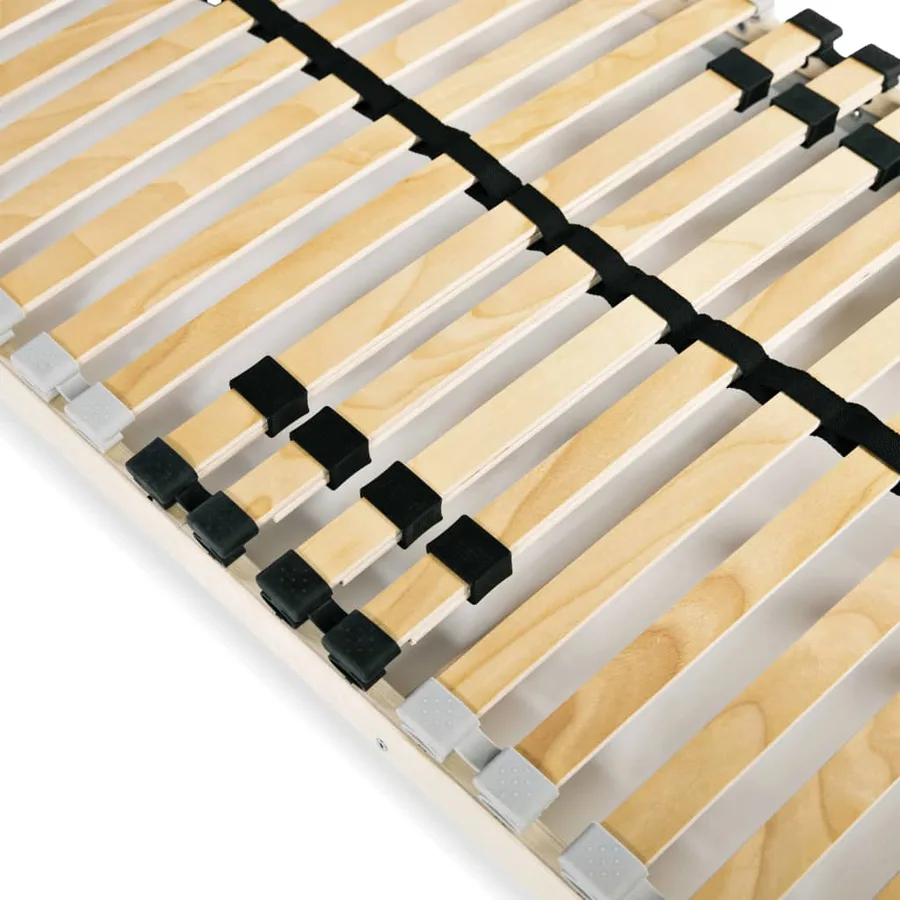Sommiers à lattes sans matelas 2 pcs avec 28 lattes 70x200 cm - 3